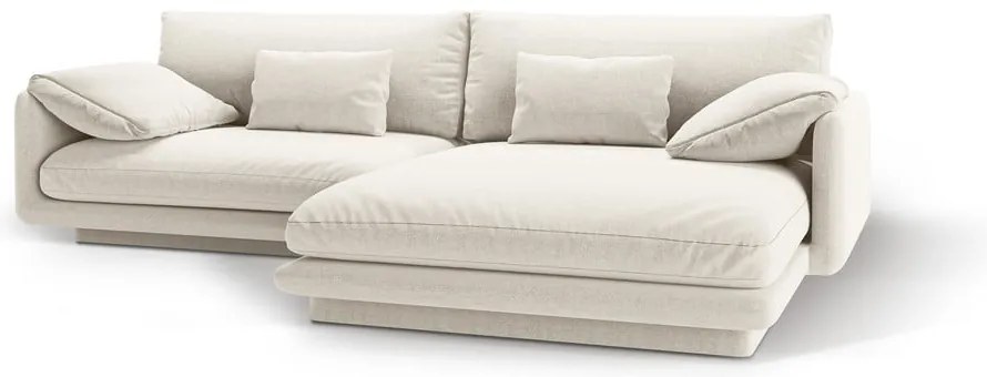 Fehér sarokkanapé (jobb oldali) Torino – Micadoni Home