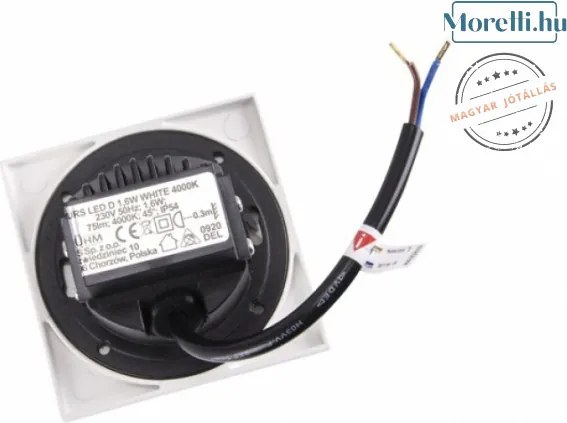 MASTERLED 3612 KURS Kültéri Falba Építhető Lámpa LED IP54