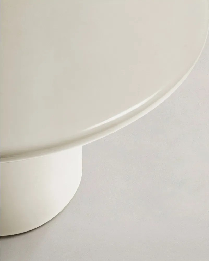 Beton kerek kerti dohányzóasztal ø 110 cm Albanella – Kave Home