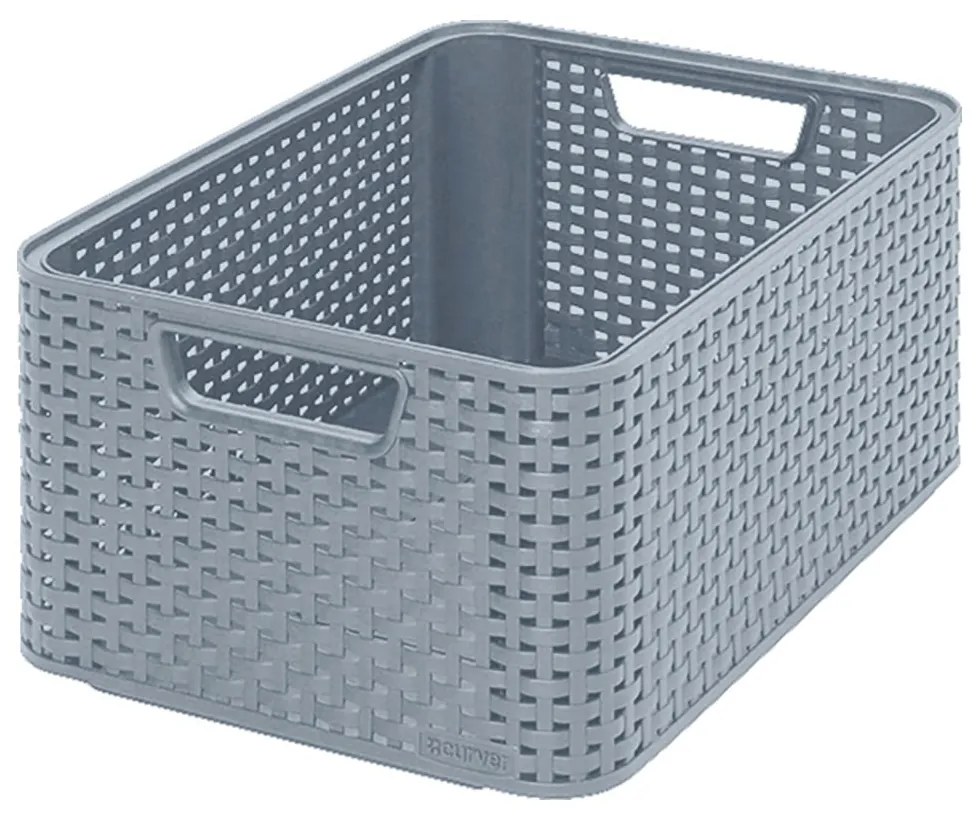 Style szürke tárolókosár, 18 l - Curver