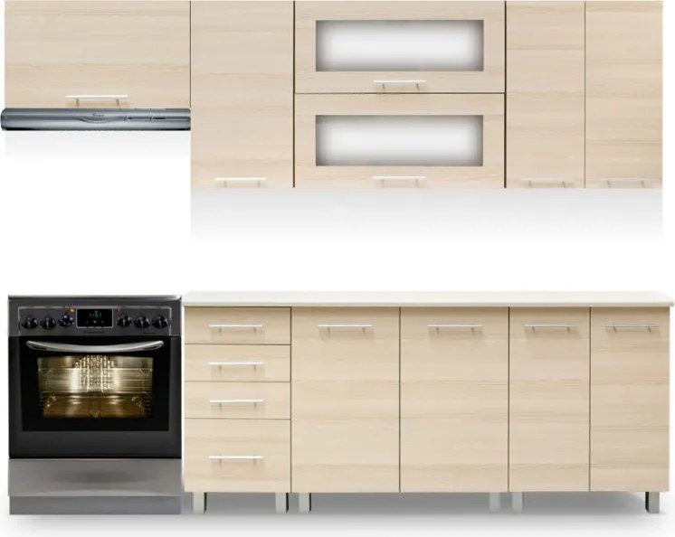 Anton Konyha 240 cm - sonoma