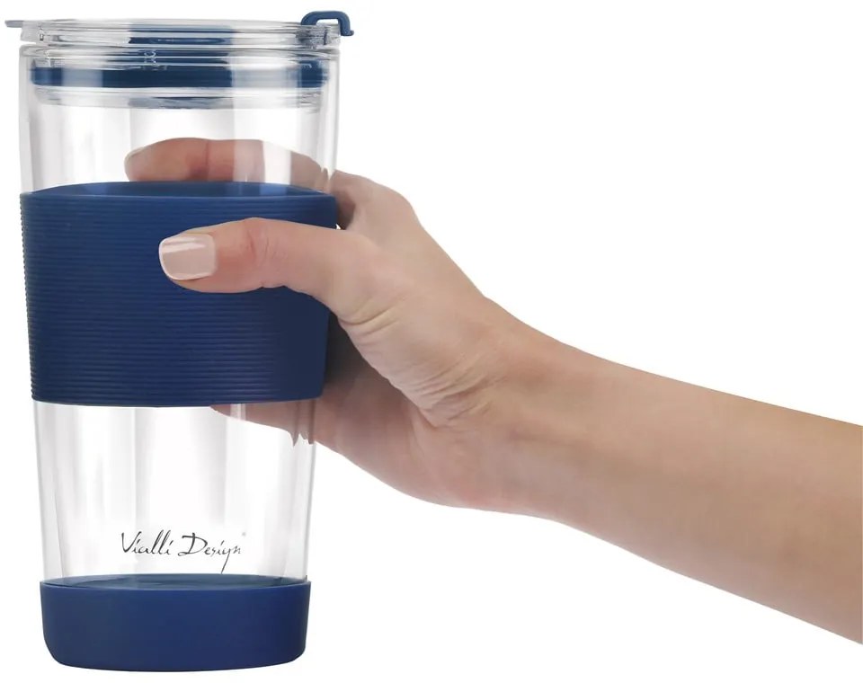 Kék termobögre 600 ml Fuori – Vialli Design