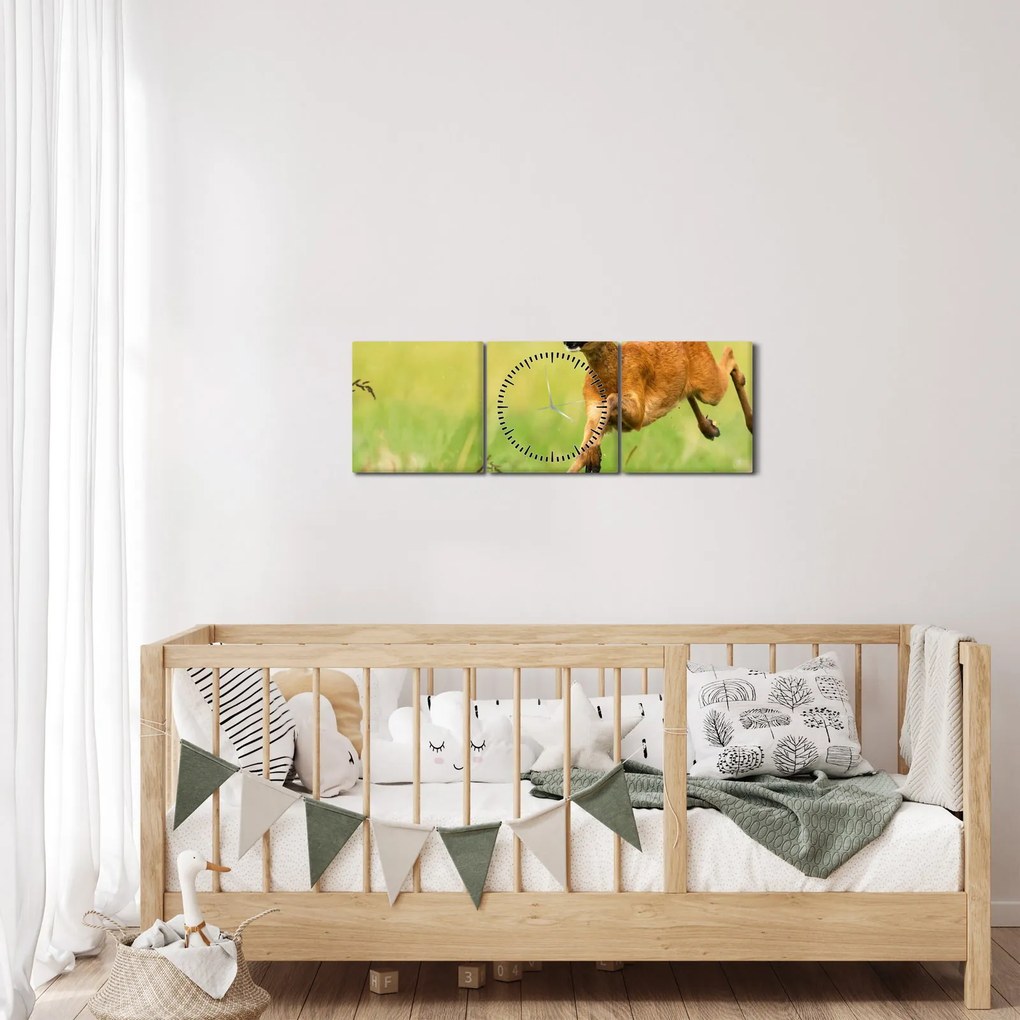 Kép - Őz (órával) (90x30 cm)