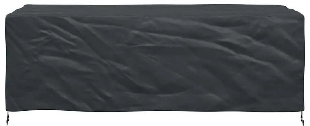 Kültéri bútorhuzat Fekete 220 x 110 x 70 cm 210D