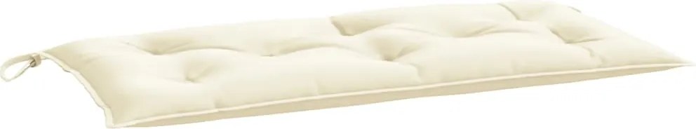 vidaXL krémszínű oxford szövet kerti pad párna 100 x 50 x 7 cm