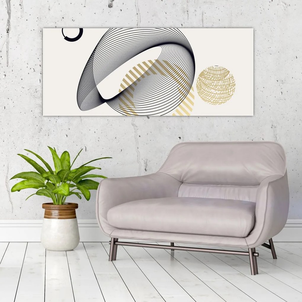 Kép - Geometriai formák N⁰3 (120x50 cm)