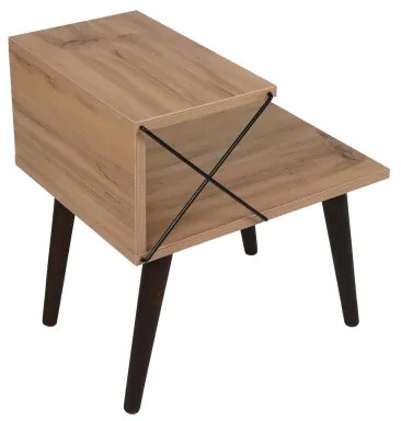 Éjjeli szekrényke CROSS 55x50 cm barna