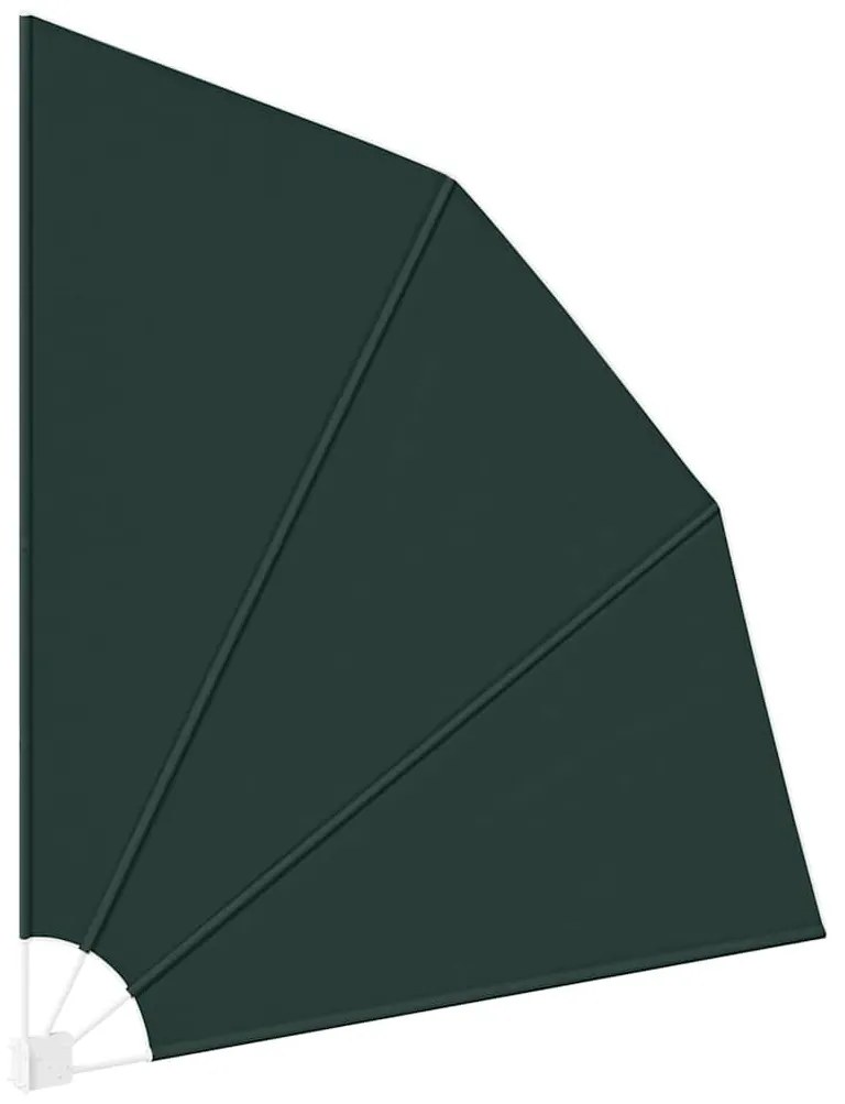 Erkély adatvédelmi képernyő Sötétzöld 210 x 210 cm szövet
