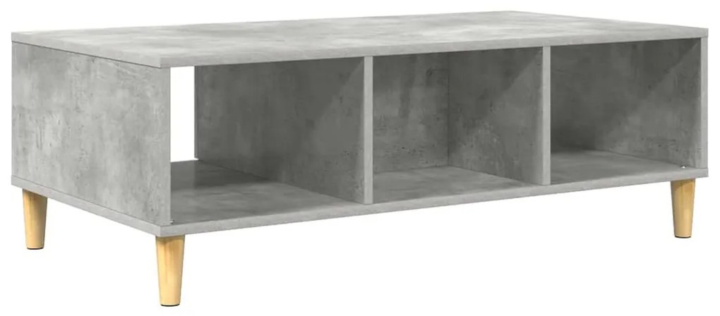 Dohányzóasztal Beton szürke 103,5 x 60 x 35 cm Faanyag