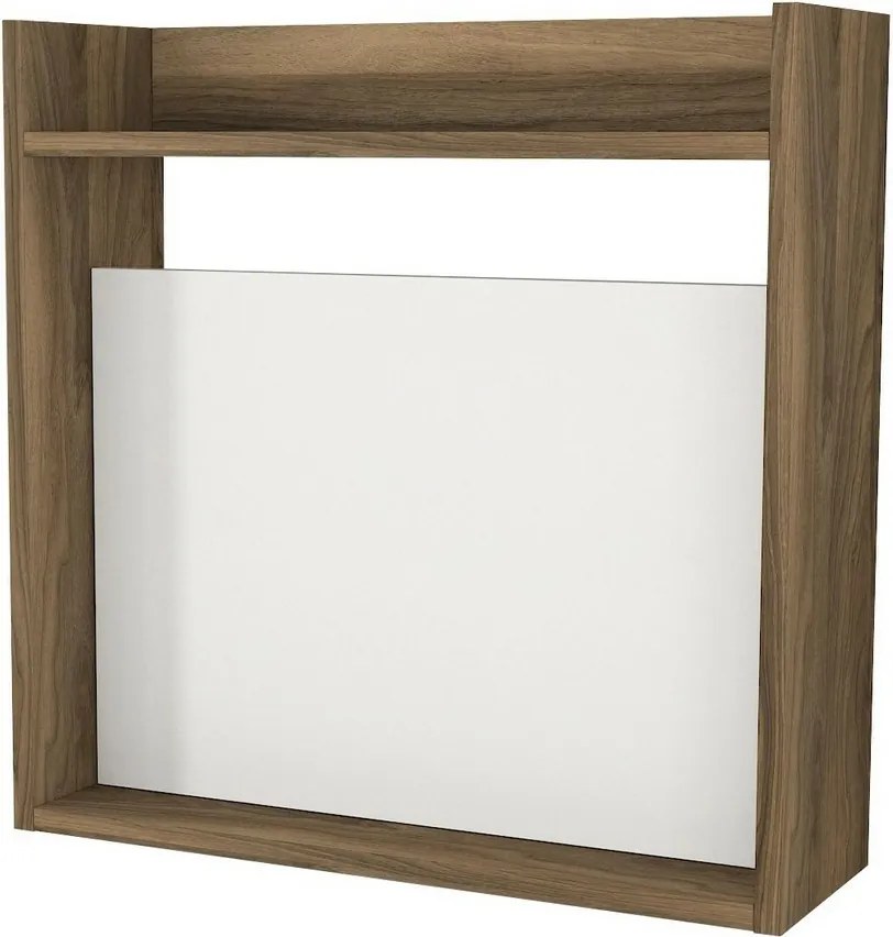 Laptop asztal Fehér és diófa