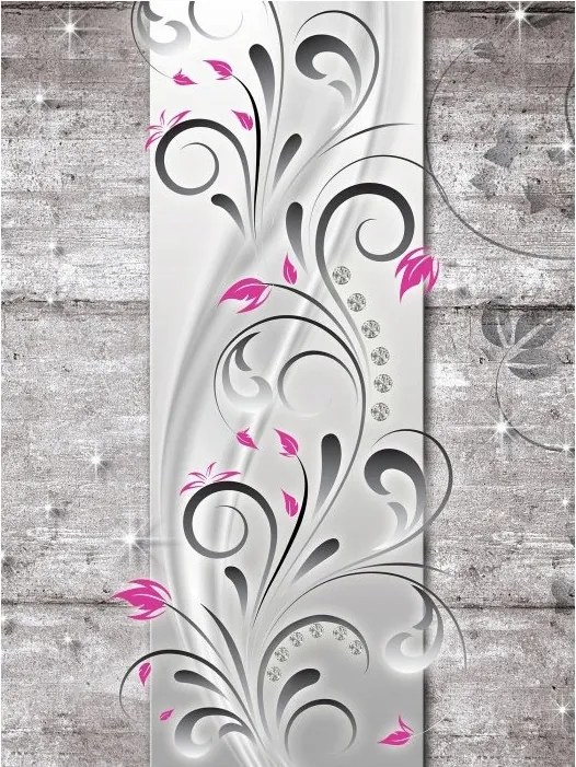 Fotótapéta Virágok Vinil rózsák 184x254 finom rózsaszín +ragasztó