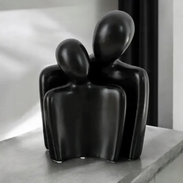 Asztali dísz 20x5,5x14,5 cm fekete