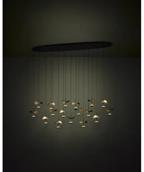 Eglo 390343 - LED Dimmelhető csillár zsinóron DRACERA 17xLED/2,3W/230V 3000K