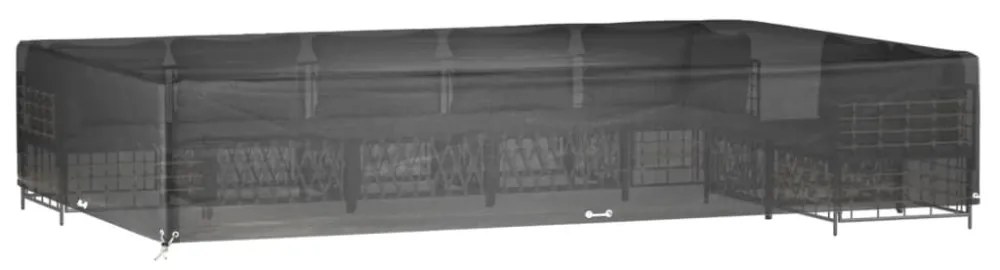 téglalap alakú kerti bútorhuzat 16 fűzőlyukkal 325x205x60 cm