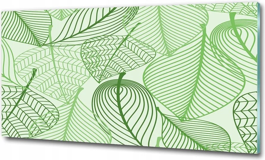 Fotó kép edzett üveg Virágos minta 125x50