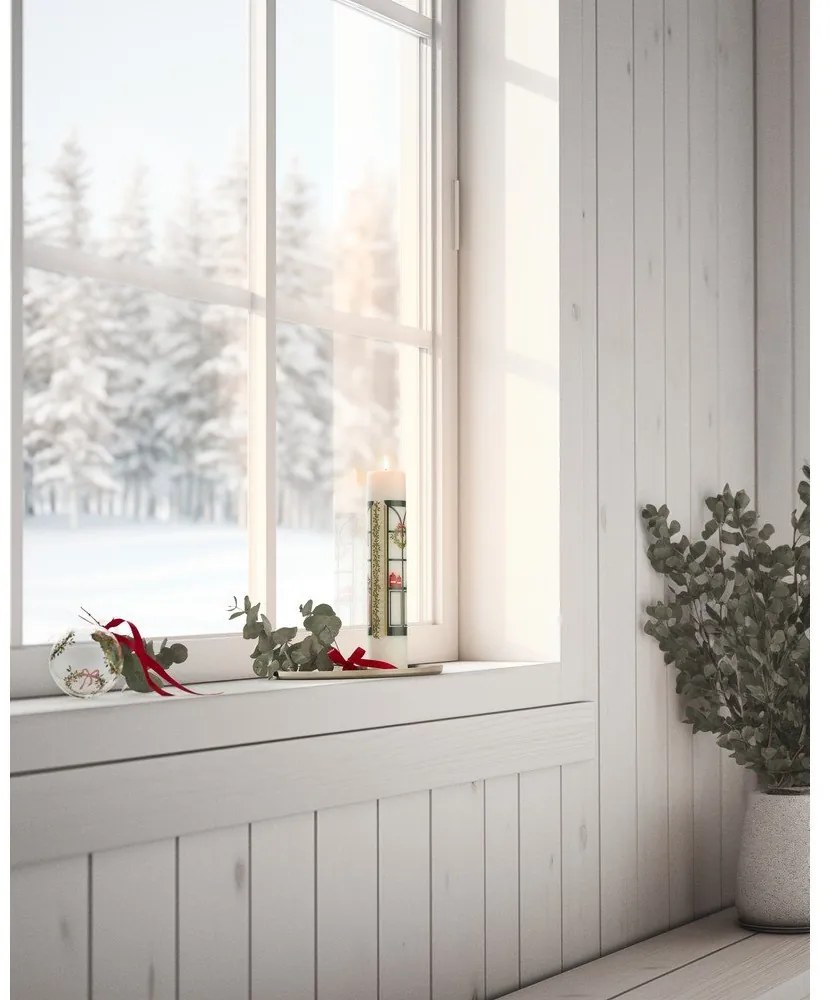 Gyertya karácsonyi mintával, égési idő 56 ó Holmegaard Christmas – Holmegaard