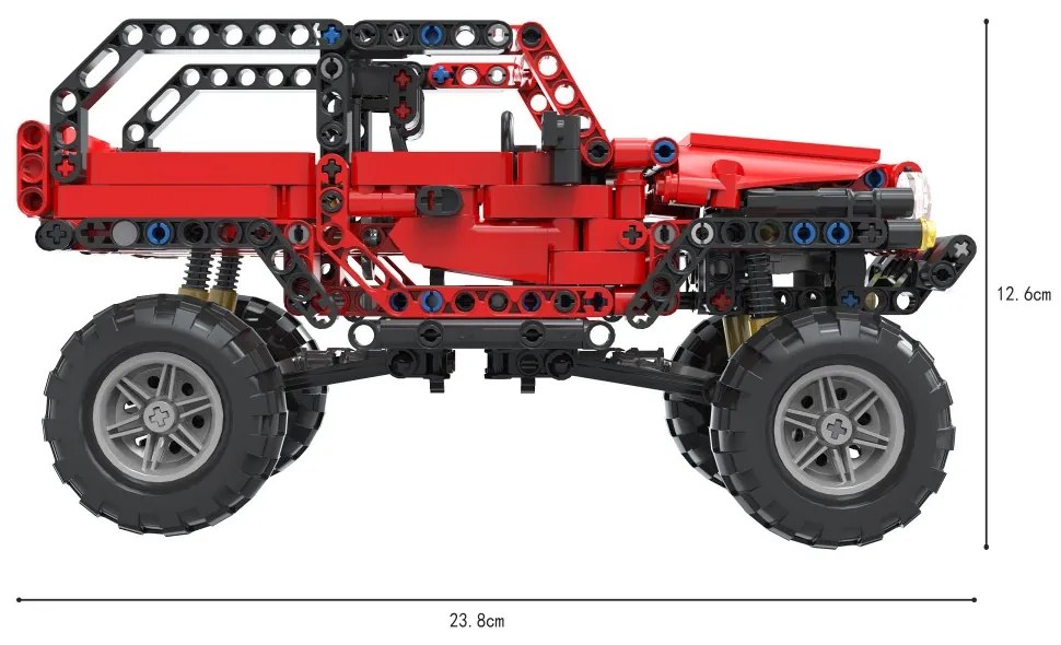 COGO® 5801 | lego-technic-kompatibilis építőjáték | 501 db építőkocka | Racing terepjáró jeep