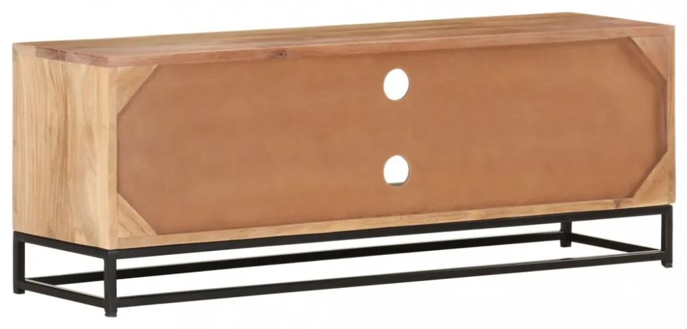 tömör akácfa TV-szekrény 110 x 30 x 40 cm