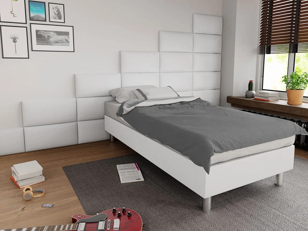 Kárpitozott fali panel Pazara 60x30 (öko-bőr soft 017 (fehér). 1054371