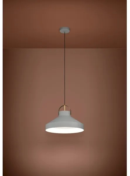 Eglo 390226 - Csillár zsinóron ESTEPONA 1xE27/40W/230V szürke