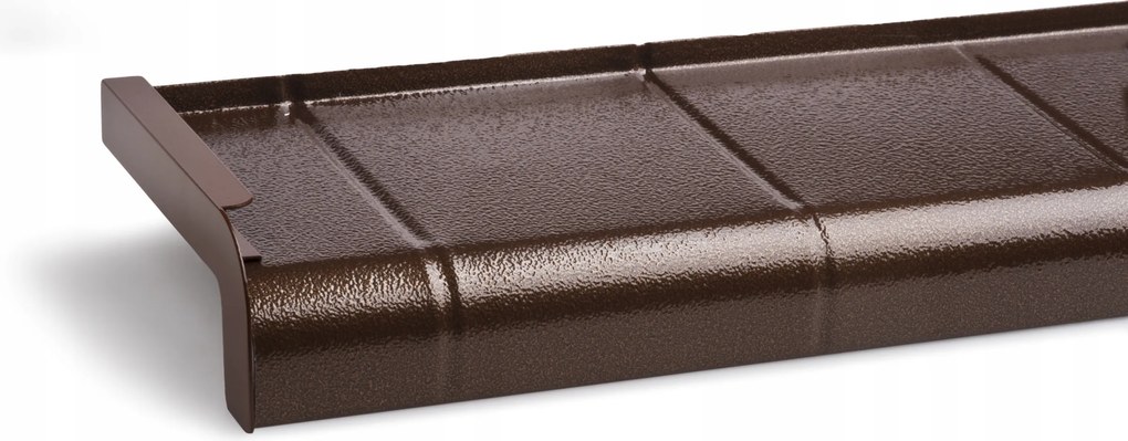 Alumínium Ablakpárkány Alu-csempe Tölgy Antik Softline Profil 27,5 cm