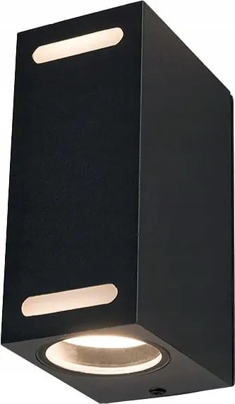 Falra szerelhető Led lámpa Nowodvorski fekete GU10 IP54