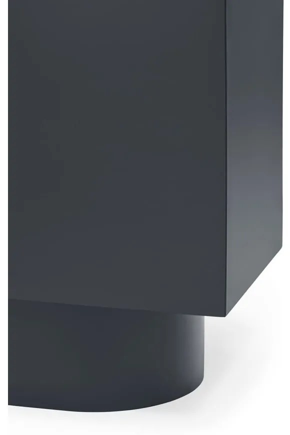 Antracitszürke komód 200x77,5 cm Totem – Teulat