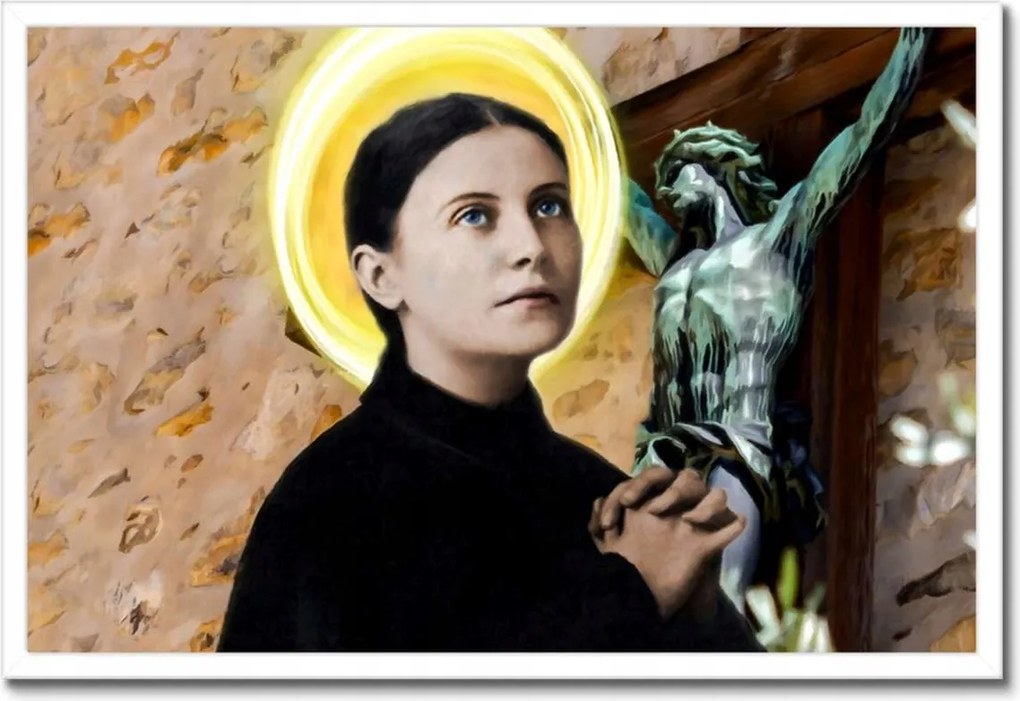 Poszterek keretben 60x40 Szent Gemma Galgani