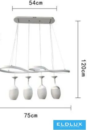 ELDLUX LP-24BC Többágú Függesztett Lámpa IP20