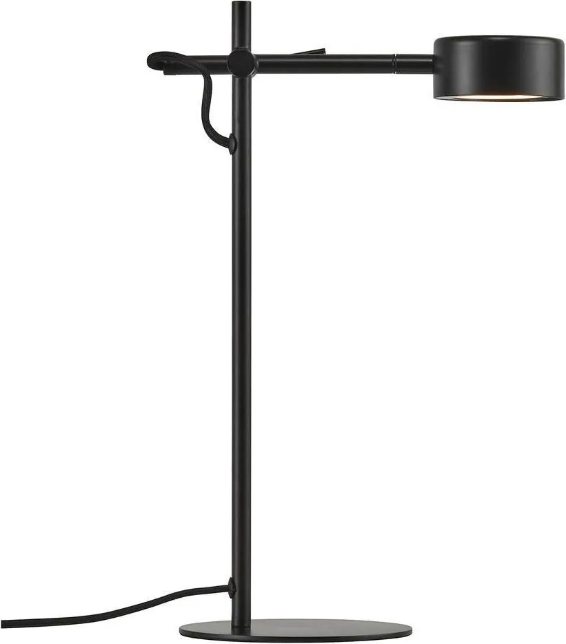 Nordlux modern asztali lámpa clyde fekete nor2010835003