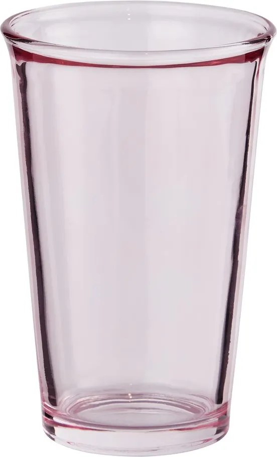 GALET üveg pohár 340 ml rózsaszín