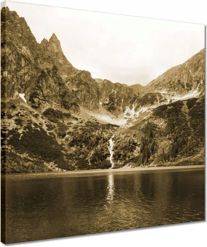 Vászonkép 40x40 Tátra Lengyel hegyek Kilátás