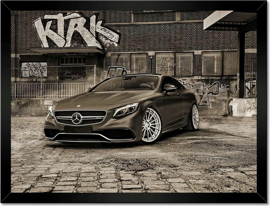 Poszterek keretben 40x30 Mercedes sportautó