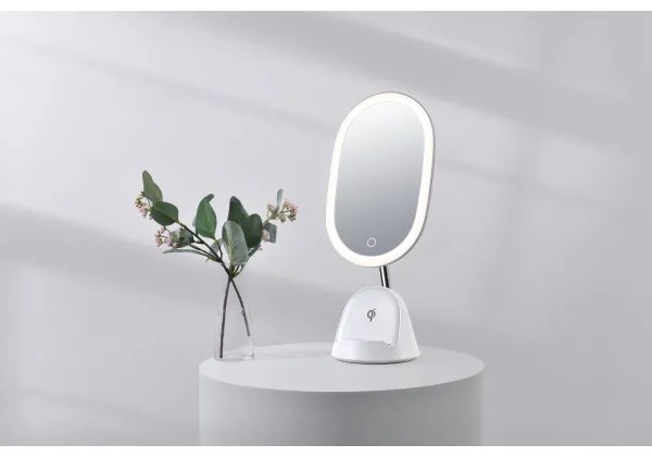 Immax 08970L - LED állítható tükör vezeték nélküli töltéssel LED/18W/230V