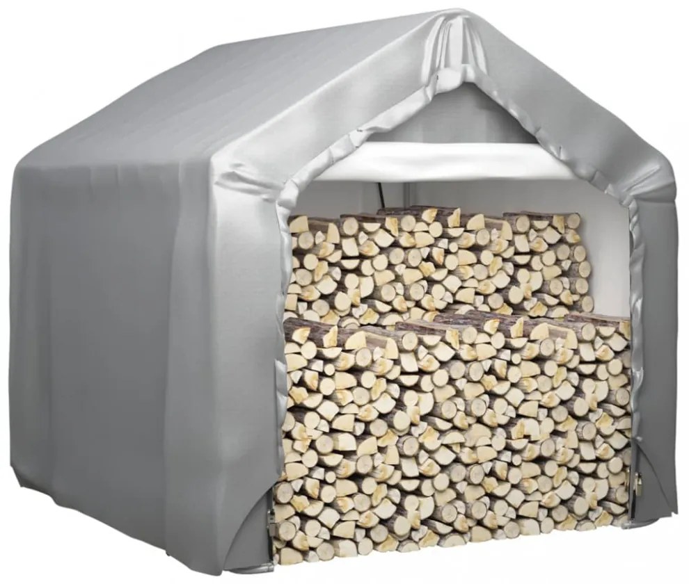 szürke galvanizált acél tárolósátor 180 x 180 cm