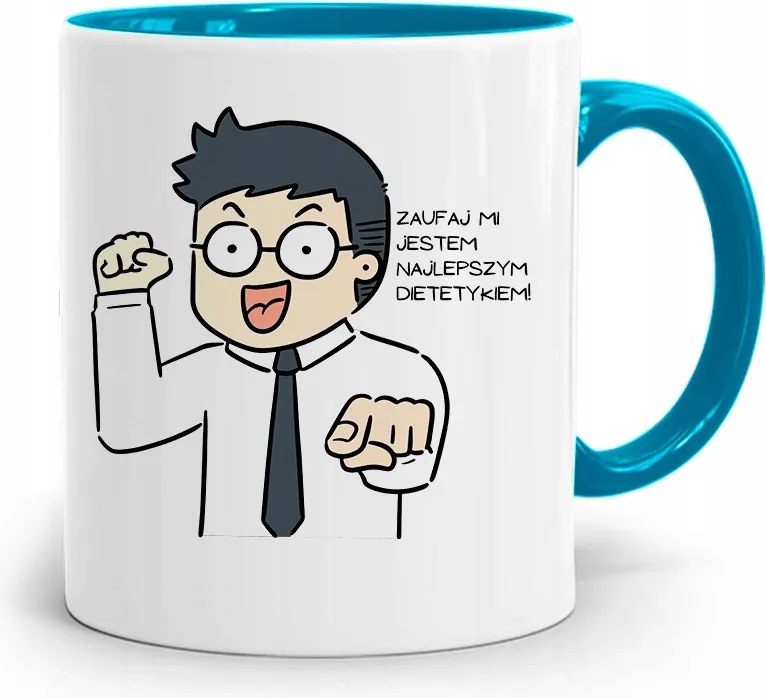 Dietetikus Dietetikusoknak Kék Ajándék Bögre fényképes nyomtatással