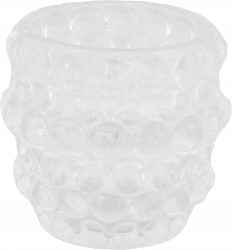 Teamécsestartó átlátszó skandináv üveg nappaliba 10cm