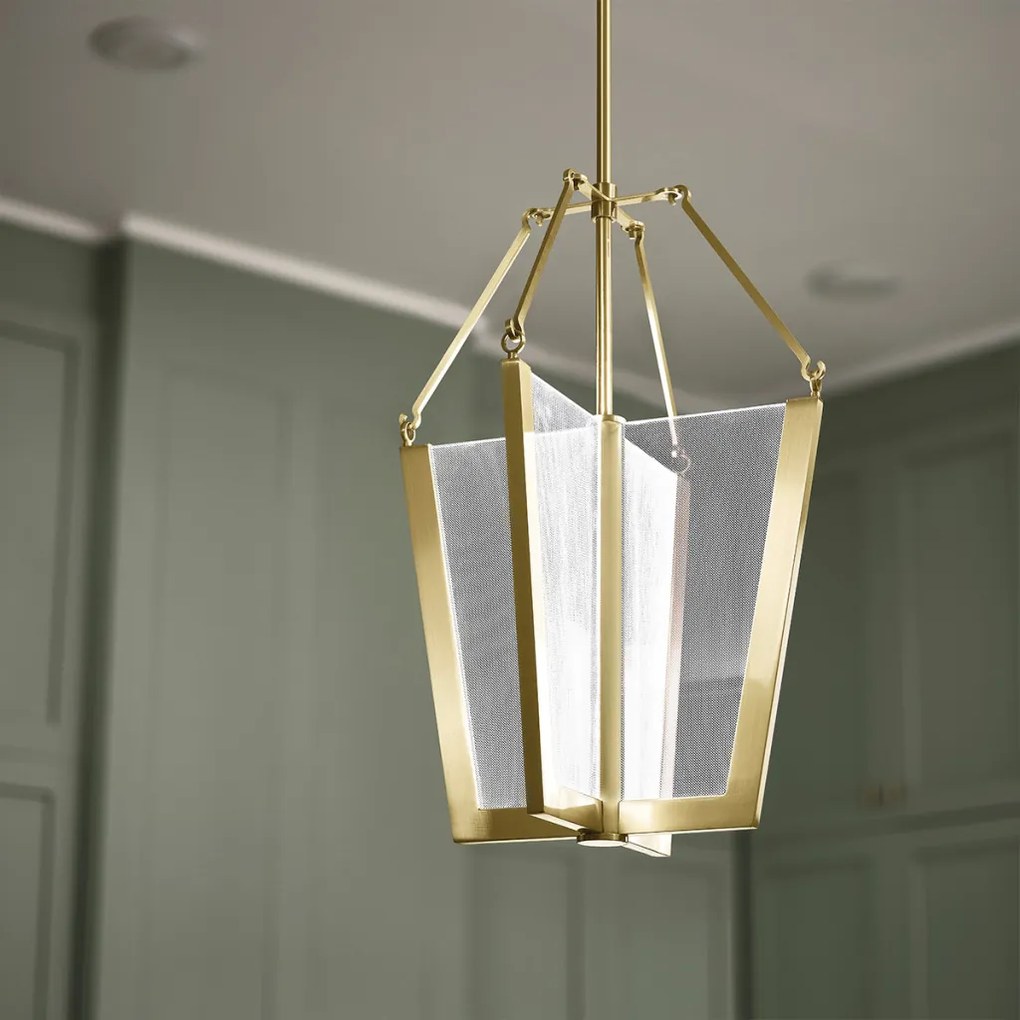 ELSTEAD QN-CALTERS-P-M-CG CALTERS Glamour Függesztett Lámpa Pezsgő Arany LED IP20
