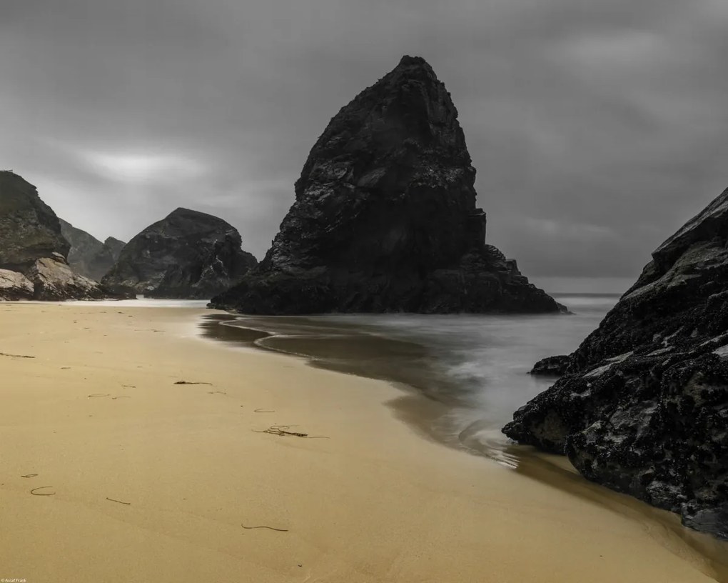 Poszter 50x40cm Bedruthan Steps Cornwall tengerpart 2, Assaf Frank