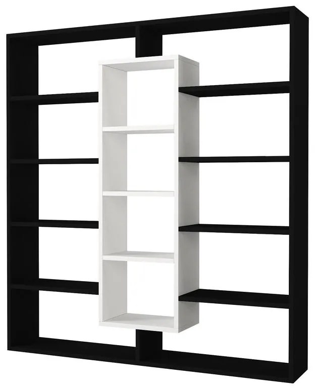 könyvespolc Ample - Black, White