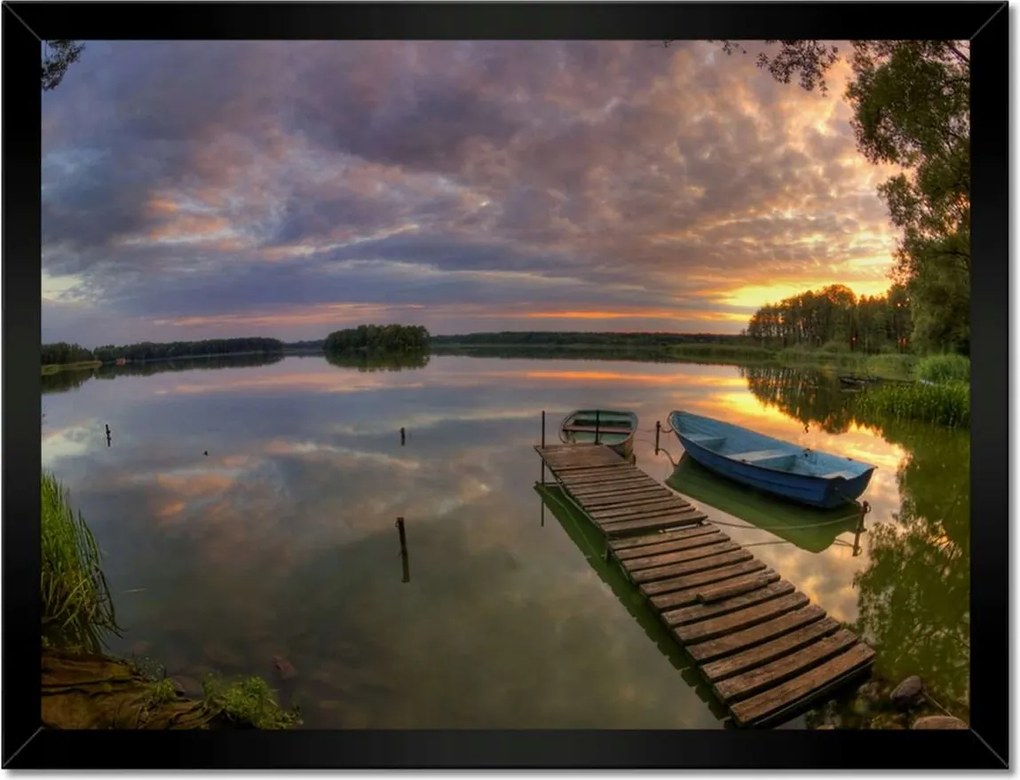 Poszterek keretben 40x30 Naplemente Wolsztyn