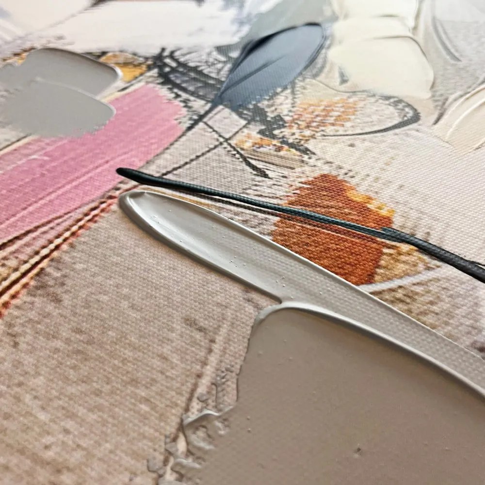 Kép kézzel festett részletekkel 70x100 cm Cro – Styler