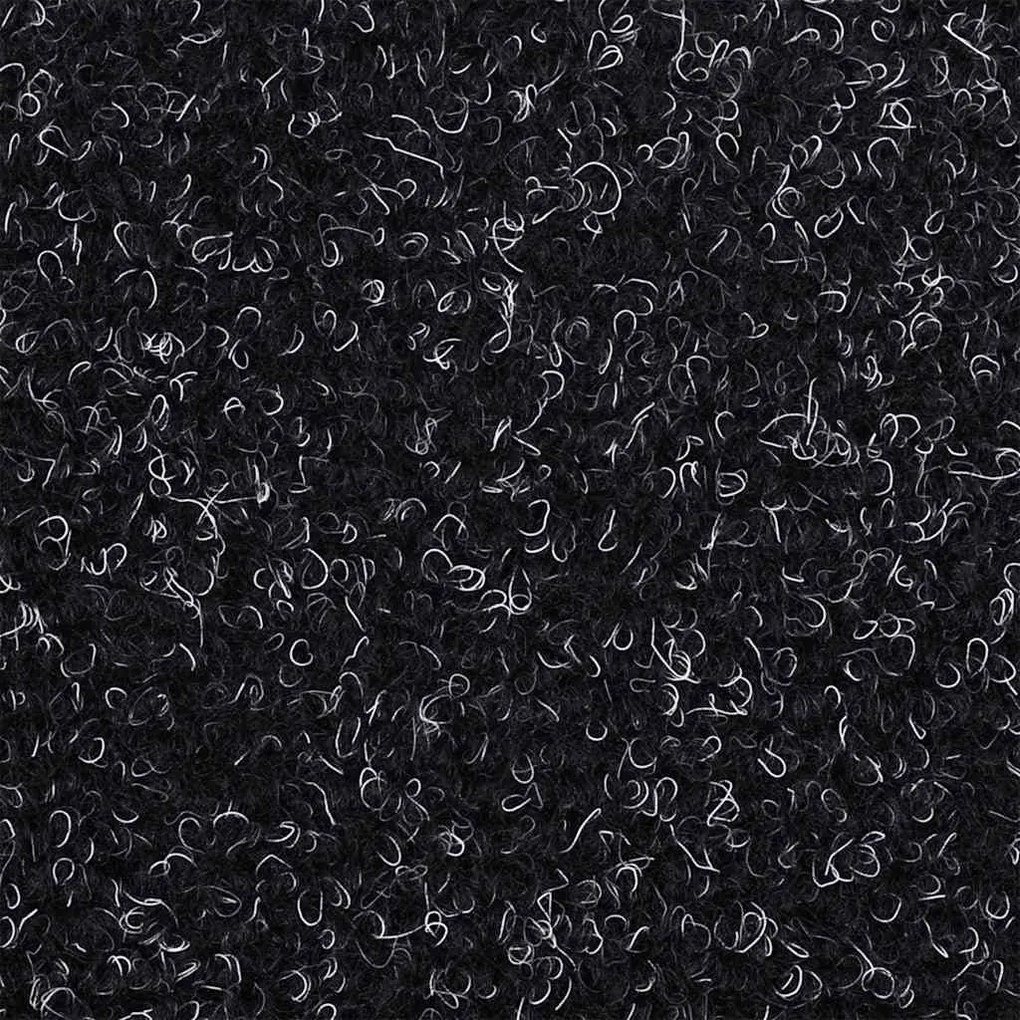20 db öntapadós lépcsőszőnyeg, 65 x 21 x 4 cm, fekete, nagy félkör alakú