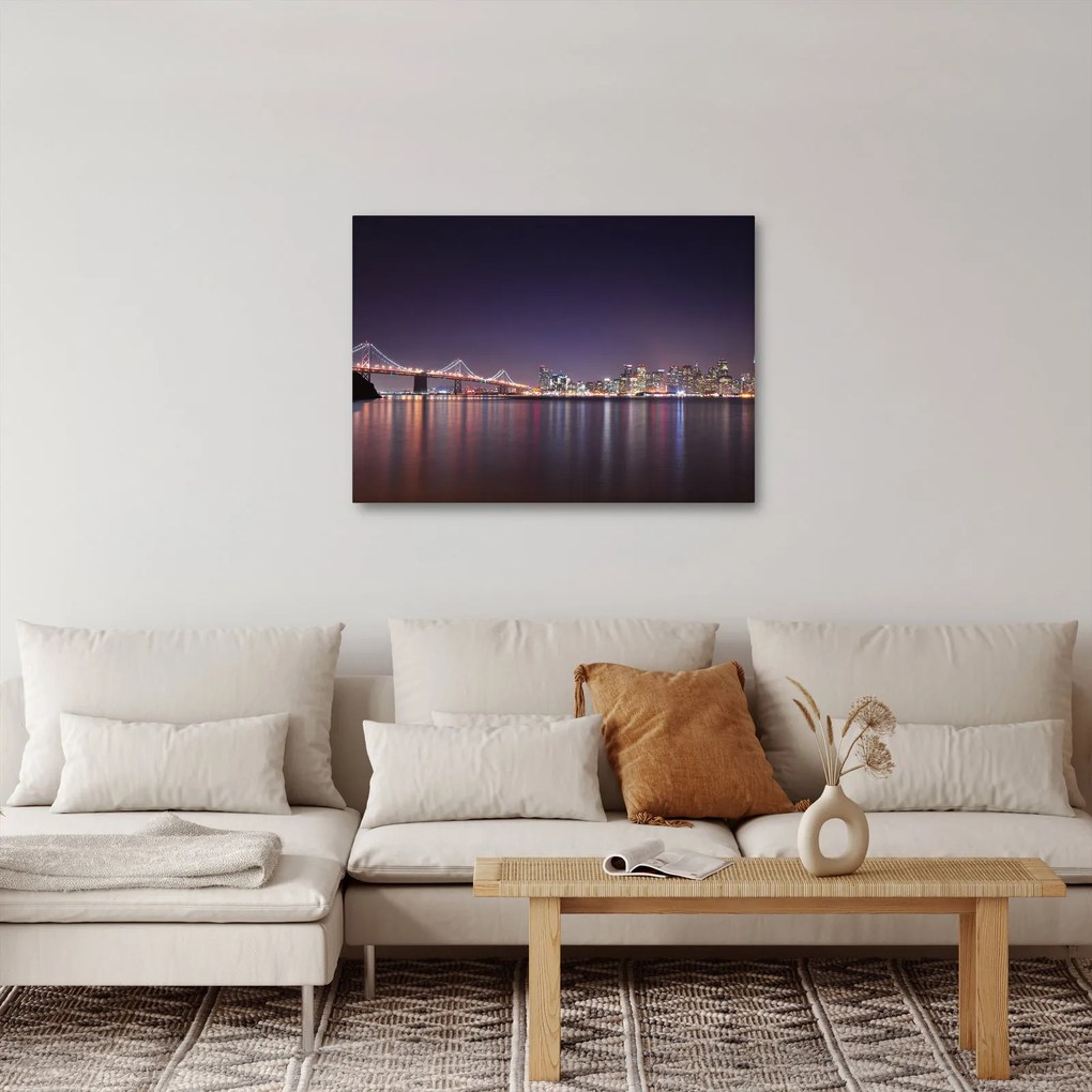 Kilátás San Francisco-ra, California (70x50 cm)