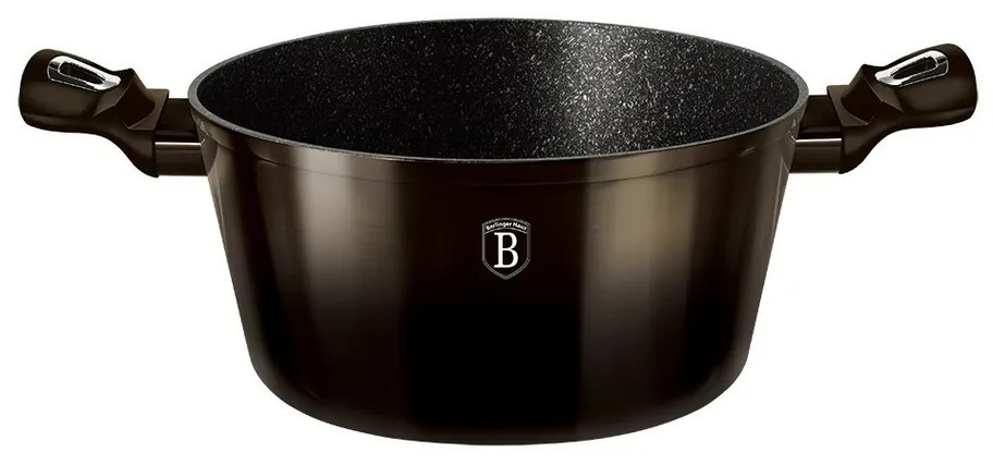 Berlinger Haus lábas Shiny Black Collection, 28cm-es, fényes fekete kollekció