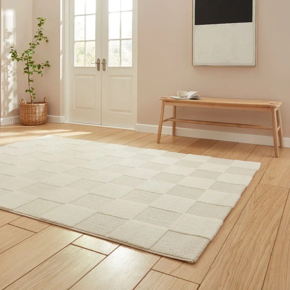 Krémszínű szőnyeg 120x170 cm Elio Cream – Think Rugs