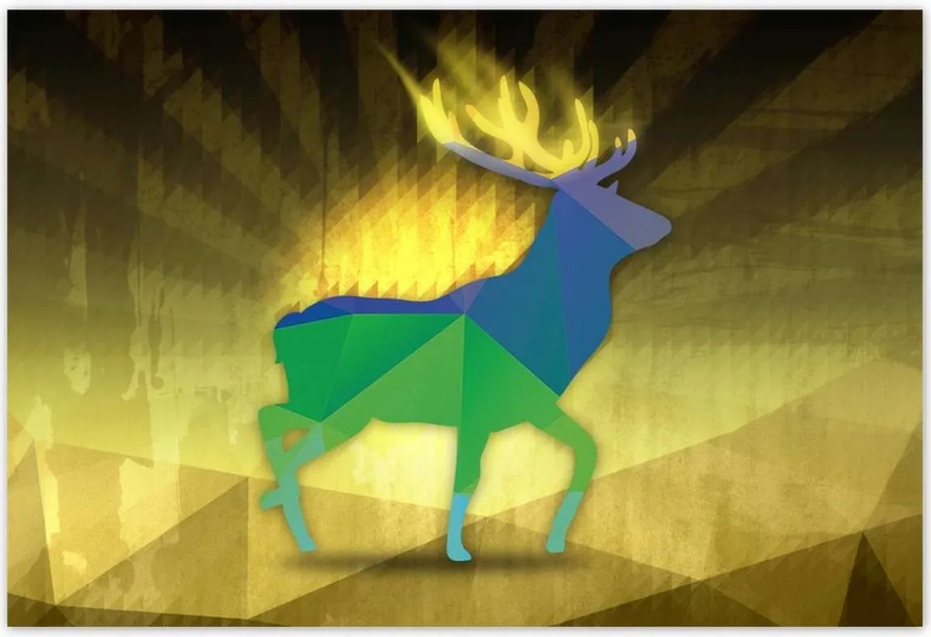 Poszterek 185x125 Felszarvazott modern grafika