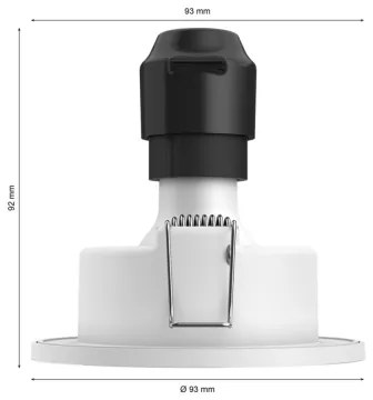 Philips - LED RGBW Dimmelhető fürdőszobai lámpa Hue XAMENTO 1xGU10/4,2W IP44