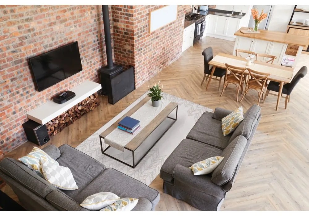 Világosszürke gyapjú szőnyeg 120x180 cm Credo – Agnella