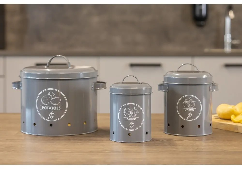 Burgonyatartó acél doboz Secret Du Potager – Esschert Design